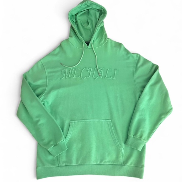 Mechali Green Streetwear Hoodie - Picture 1 of 3
